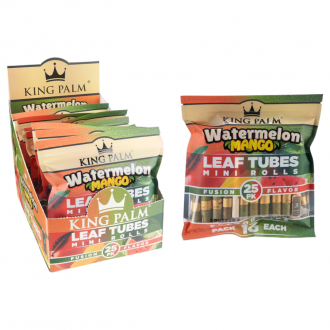 King Palm 25pk Mini Flavor Leaf Rolls/ Cones - 8ct Display