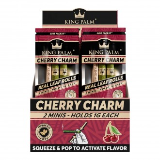 King Palm 2pk Mini Flavored Pre Rolled Cone 20ct Display