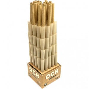 OCB Unbleached Bamboo Cones 1 1/4 Size - 100ct 