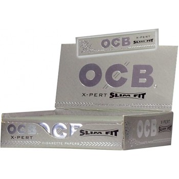 OCB X-Pert Slim Size Rolling Paper - 24ct Display