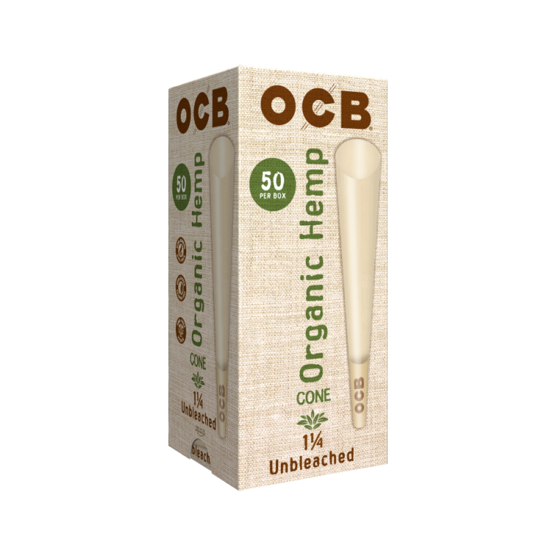 OCB Unbleached Organic Hemp Pre-Rolled Cones