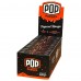 POP PAPERS 24ct display with 1¼ ultra thin rolling papers and assorted flavored tips