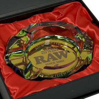 RAW® Prism Phat Ashtray – Rainbow & Darkside