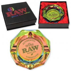 RAW Rainbow Glass Ashtray