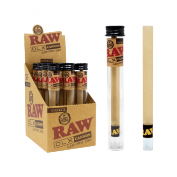 RAW DLX Cannon Glass Tipped Cones - (Display of 12)