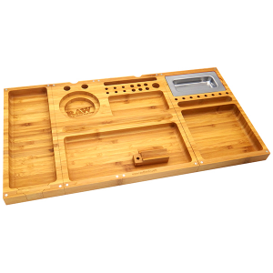 RAW Triple Flip Bamboo Rolling Tray Magnet 