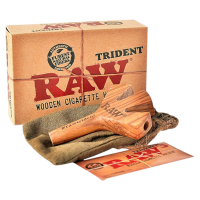 RAW Trident Wooden Cigarette Holder – Sold Individually