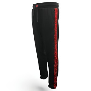 RP x Raw Black Sweatpants w/ Red Side Logo