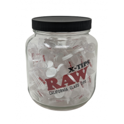 RAW X-Tips Glass Tips - (Display of 75)