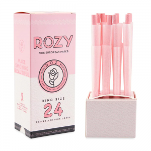 Rozy Pink Cones King Size 1pk - 24ct Display