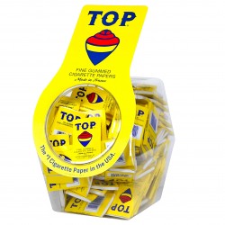 Top Fine Gummed Rolling Papers - 100ct Jar [6TOPB]