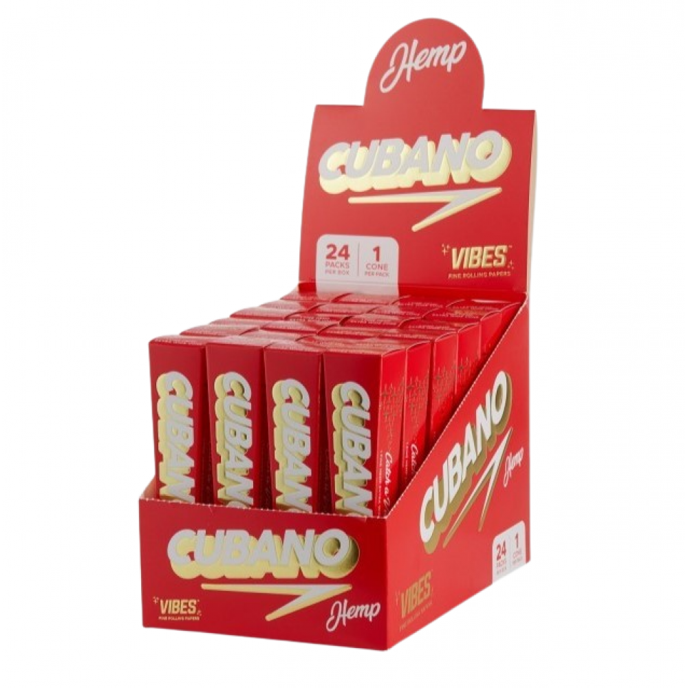 Vibes Cones Rice (Red) CUBANO 1pc 24ct [CUBANORED]