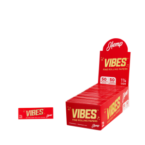 Vibes Rolling Paper 1¼ Size 50ct/booklet - 50pk Display