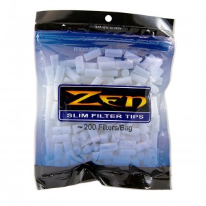 Zen 379 Filter Tips Slim Size  - 200ct Bag 