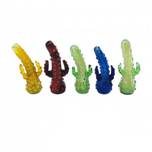 Fancy Chillum With Spike & Marble Art (Pack of 5) [JA462]