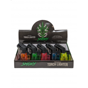 Smoxy Mini Torch Lighter - Agni Clear - Assorted Colors - (Display of 20) [SL107]