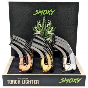 Smoxy Torch Lighter - Curve - (Display of 9) [ST101]