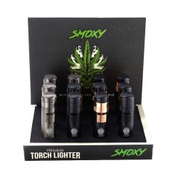 Smoxy Torch Lighter - Presidente - Assorted Colors - 12ct Display [ST104]