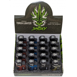 Smoxy Torch Lighter - Pele - Assorted Colors - (Display of 20) [ST114]