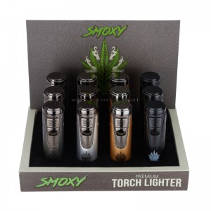 Smoxy Torch Lighter - Bentley - Assorted Colors - 12ct Display [ST115]
