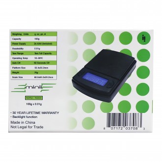 Infyniti Scale - MN100 Pocket Scale 100g x 0.01g