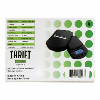 Infyniti Scale - Thrift Pocket Scale 60g x 0.01g