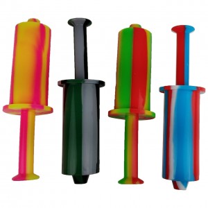 9'' Assorted Silicone Injector Nectar Collector with Tip - [SKCHP0067]
