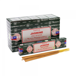 SATYA Nag Champa Incense Sticks Assorted Scents 12 Pack Display
