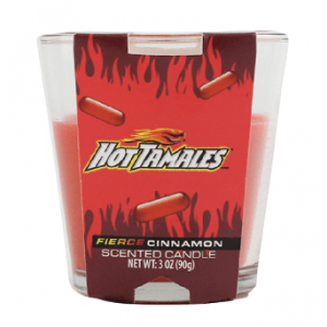 Single Wick Scented Candle 3oz - Hot Tamales Fierce Cinnamon [SWC3]