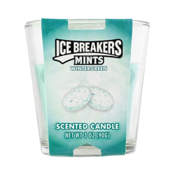 Single Wick Scented Candle 3oz - Icebreakers Mints Wintergreen [SWC3]