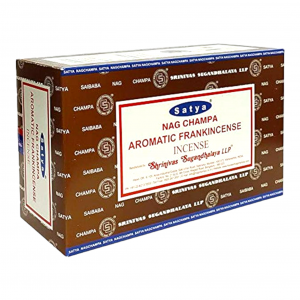 SATYA - Aromatic Franklin Incense Sticks - 12pk Display [SATYA-AF]