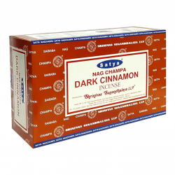 SATYA - Dark Cinnamon Incense Sticks - 12pk Display [SATYA-DC]