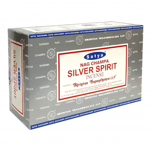 SATYA - Silver Spirit Incense Sticks - 12pk Display [SATYA-SIL]