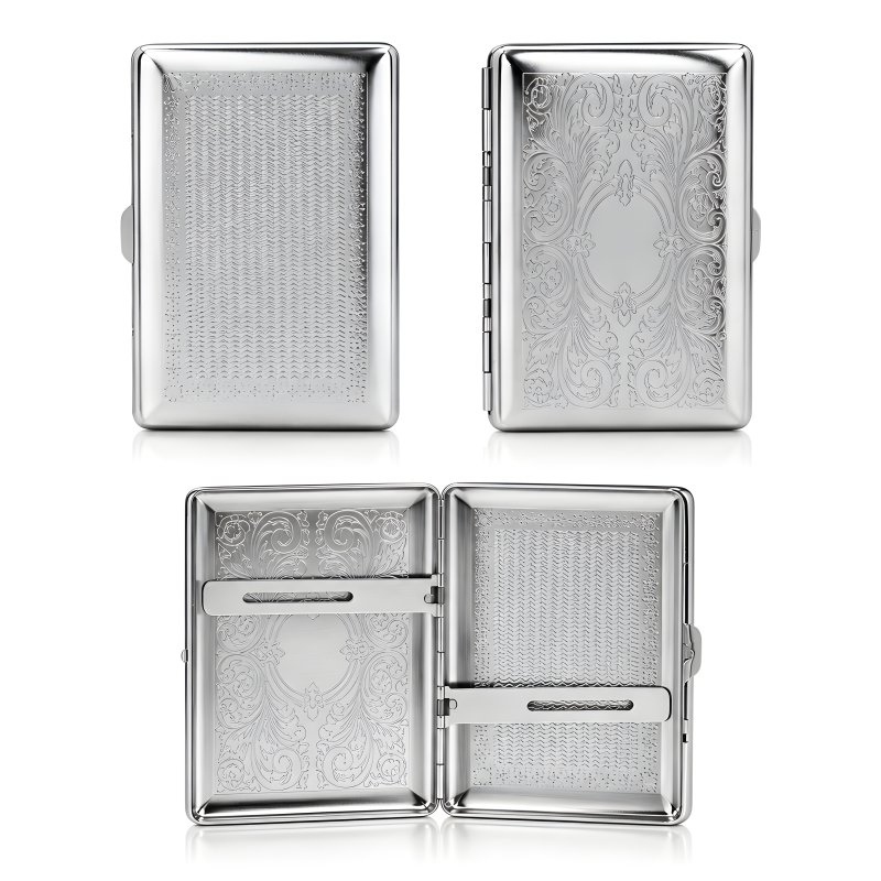 BLINK Premium King Size Metal Cigarette Case – 12ct Display