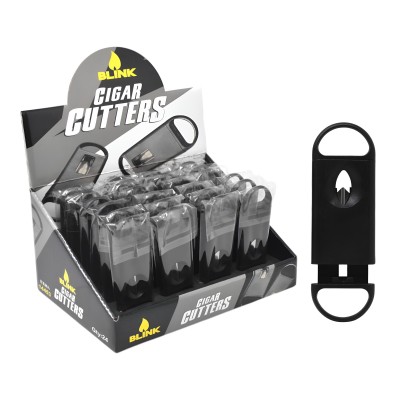 Plastic V-Cut Cigar Cutter - 24ct Display