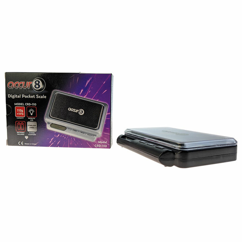 Accur8 Pocket Scale 100x0.01g-[CRD-110] 