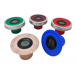 Canna-bin Curing Lid w/ Hygrometer for Wide Mouth Canning Jar [LIDHM]