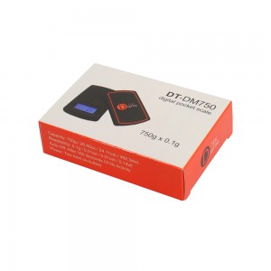 D-Tek Digital Scale - 750 x 0.1 Grams - DT-DM750 - Black