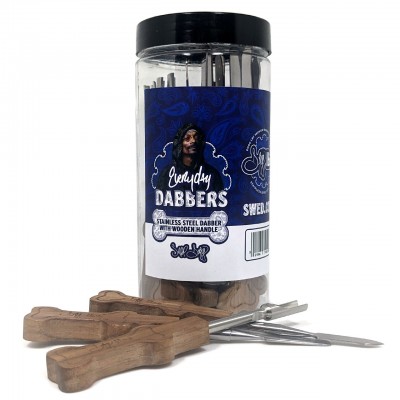 Dogg Lbs - Everyday Bone Stainless Steel Dabber - Assorted 12ct Jar