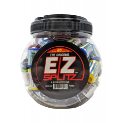 EZ Splitz For Cigarillo, Assorted Colors 60-Ct Jar [ESC]
