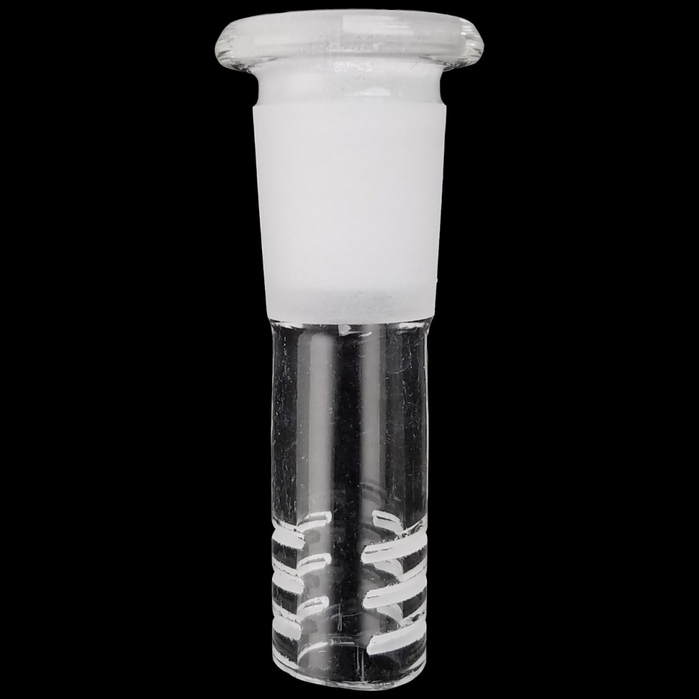1.5" Frosted Joint Glass Downstem - 18M - 14Female [FTDWN000]