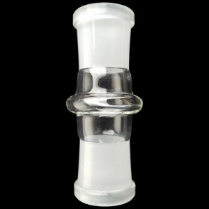 Glass Adapter - 18MM Female - 18MM Female [D234] 