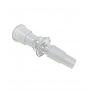 2 in 1 Glass Adapter - 14MM Female/18MM Female - 14MM Male/18MM Male [D256]