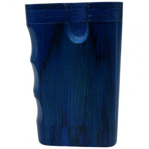 3'' Blue Side Grip Wood Dugout [TD9S] 