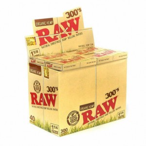 RAW - Natural Papers 1¼ 300's (Box of 20)