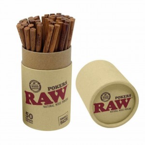 RAW - Natural Wood Poker - Small Size [RAWPOKERSM50]