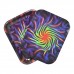 Assorted 3D Design Rolling Tray with Lid 13.5 x 10.7 Inches LTL100