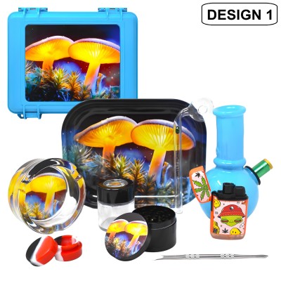 Biodegradable Bong Smoking Set Suitcase