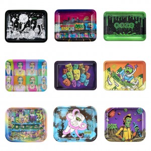 Ooze-Metal Rolling Tray Small Size Designer Series 