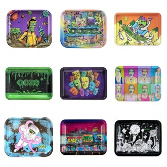 Ooze-Metal Rolling Tray Large Size Designer Series  